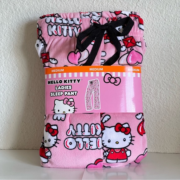 Hello Kitty Pajama Pants Valentine's Day CVS 2023 Size Women’s Medium - Picture 1 of 2